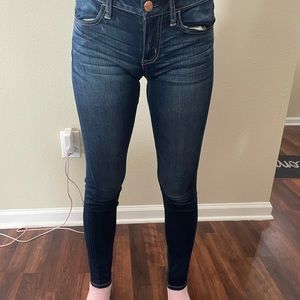 American Eagle skinny dark wash jeans
